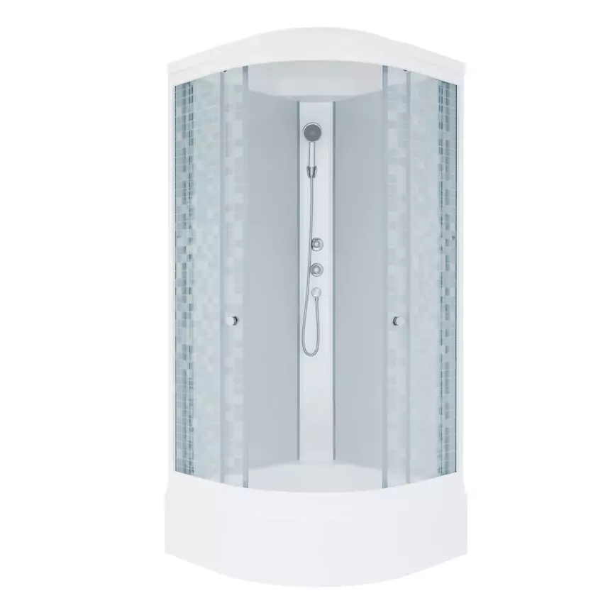 Душевая кабина "Стандарт 90x90 В" / мозаика Triton