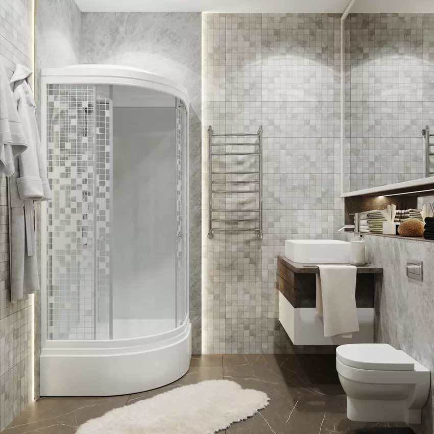 Душевая кабина "Стандарт 90x90 В" / мозаика Triton