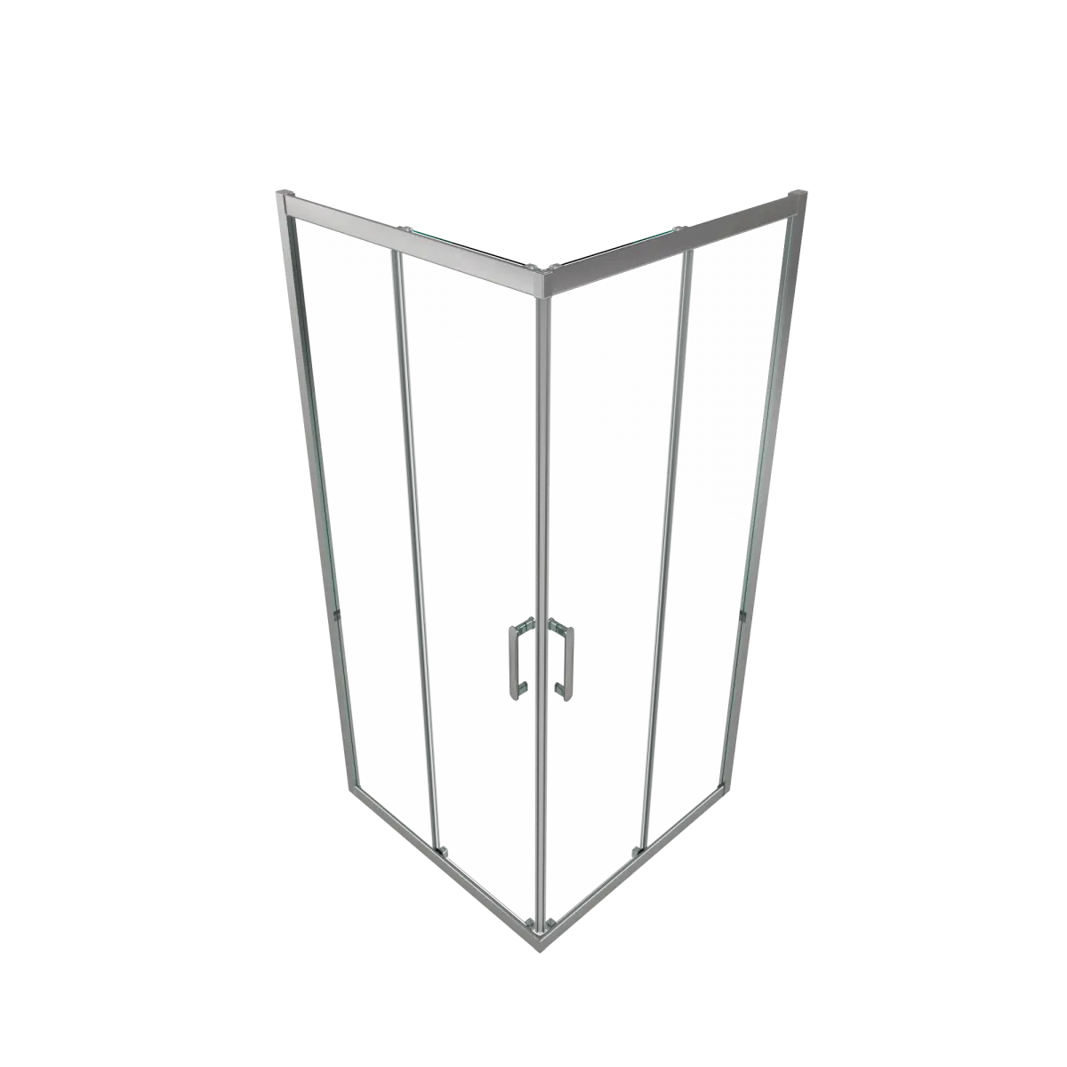 Душевая Ширма Фикс-Хром 80х80 Triton