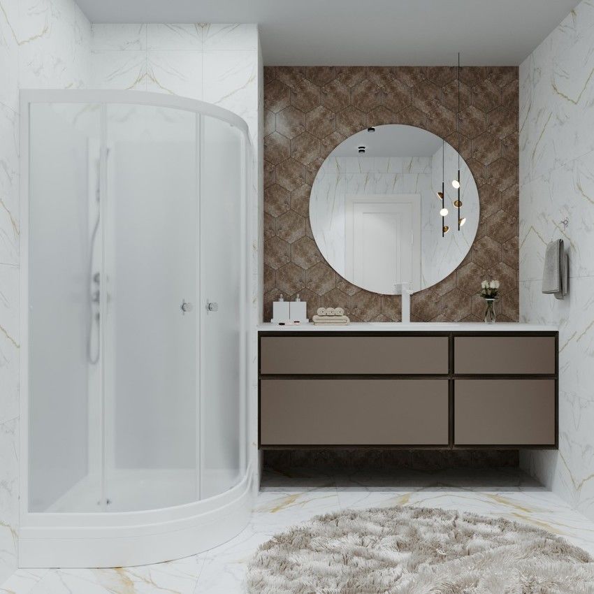 Душевая кабина Риф 90x90 А без крыши / грейс Triton