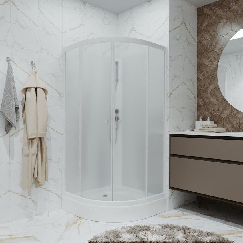 Душевая кабина Риф 90x90 А без крыши / грейс Triton