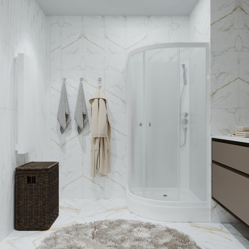 Душевая кабина Риф 90x90 А без крыши / грейс Triton