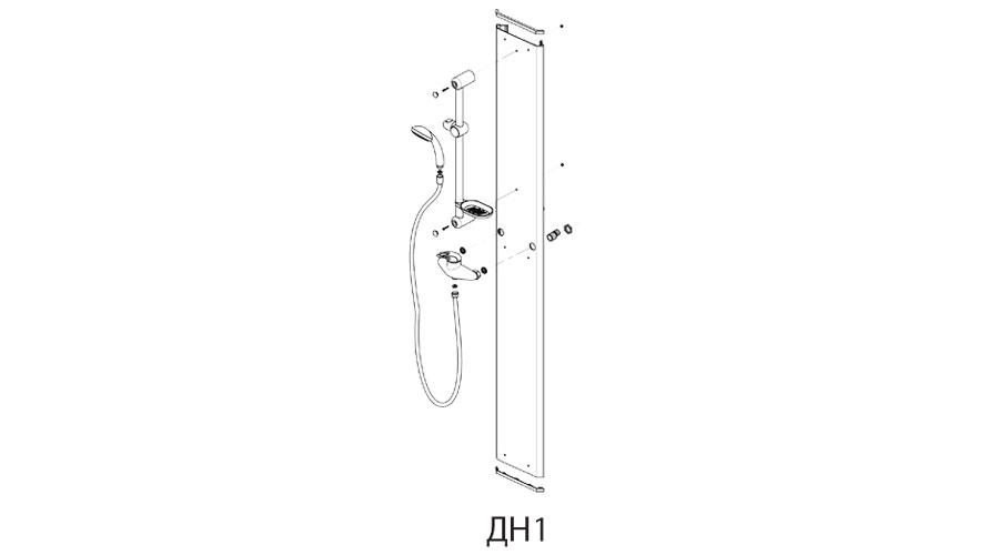 Душевая кабина "Ультра 90x90 А" ДН1, прозрачое Triton