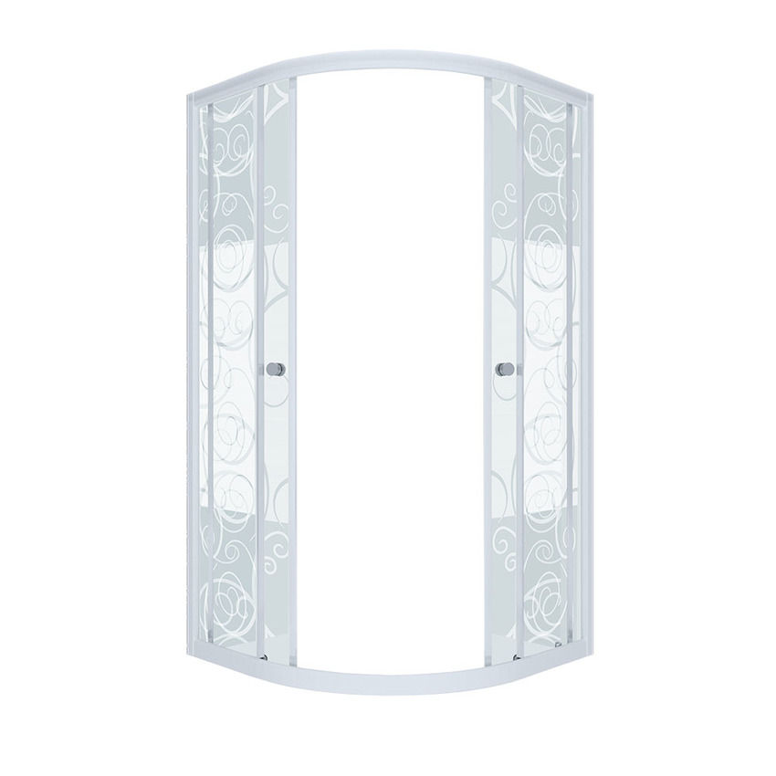 Душевая ширма Стандарт 90x90x174 / узоры Triton
